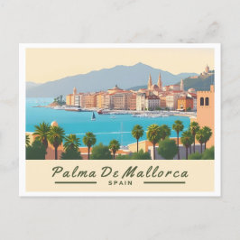 Palma de Mallorca Spanien Pastellfisch Postkarte