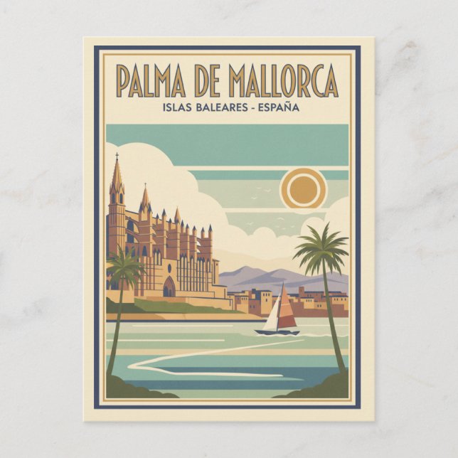 Palma de Mallorca Spanien Postkarte (Vorderseite)
