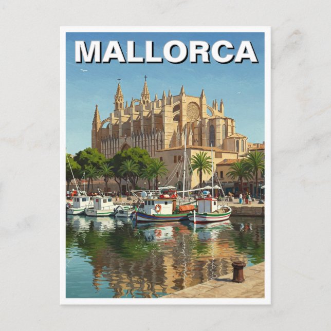 Palma de Mallorca Spanien Postkarte (Vorderseite)