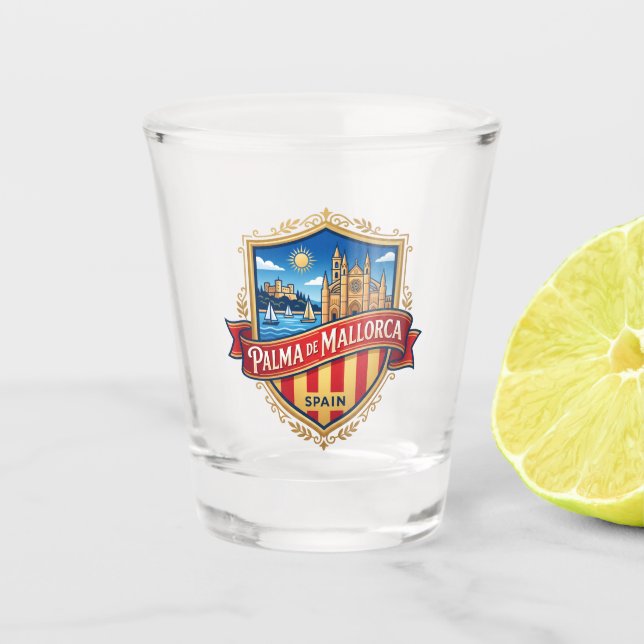 Palma de Mallorca Spanien Schnapsglas (Vorderseite)