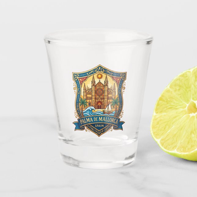 Palma de Mallorca Spanien Schnapsglas (Vorderseite)