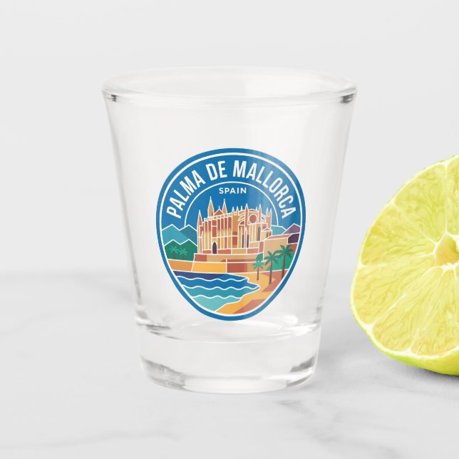 Palma de Mallorca Spanien Schnapsglas (Vorderseite)