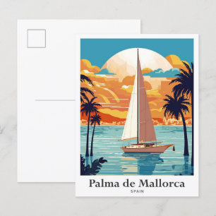 Palma de Mallorca Spanien Wandern Postkarte
