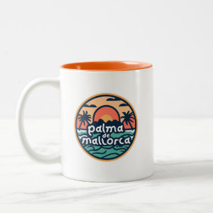 Palma de Mallorca Zweifarbige Tasse