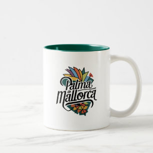 Palma de Mallorca Zweifarbige Tasse