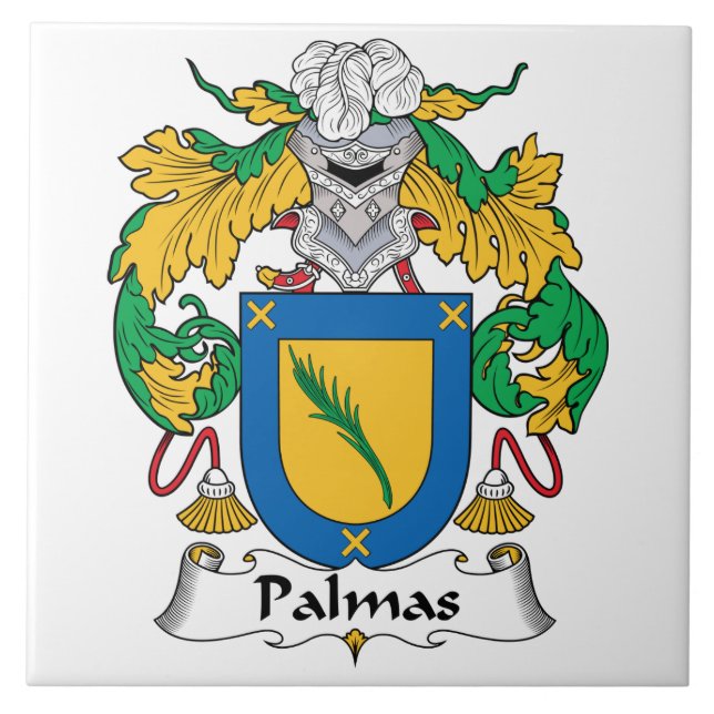 Palmas Familienwappen Fliese (Vorderseite)