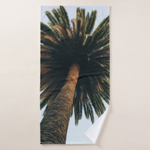 Palmbaumfotografie Badehandtuch