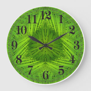 Palmbild für die Acrylwand Große Wanduhr