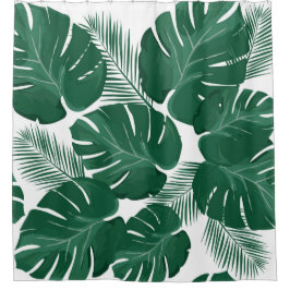 Palmblatt-Duschvorhang Duschvorhang