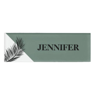 Palmblatt Namenschild