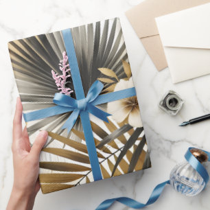 Palmblätter Geschenkpapier