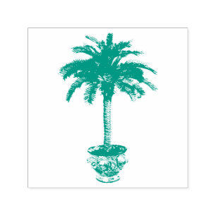 Palmblätterbaum Permastempel