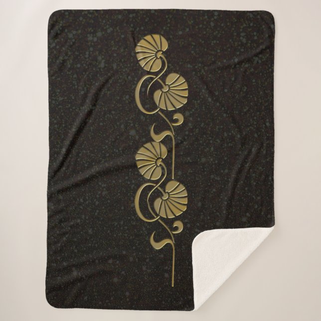 Palmblätterdecke Sherpadecke (Vorderseite)