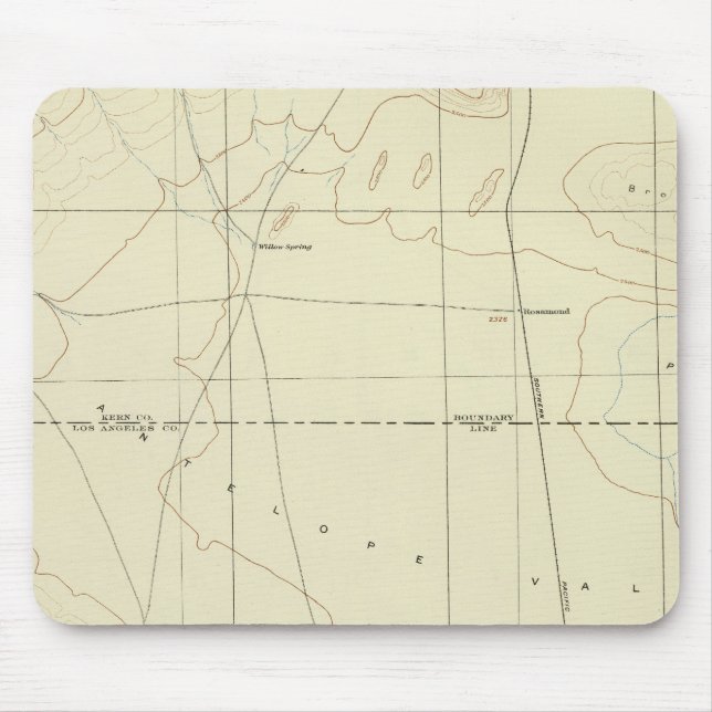 Palmdale Quadrangulation mit San Andreas Rift Mousepad (Vorne)