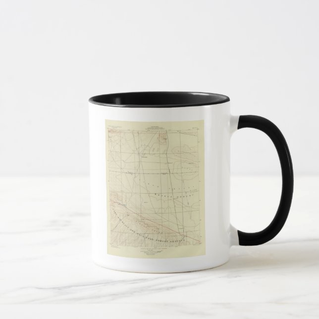 Palmdale Quadrangulation mit San Andreas Rift Tasse (Rechts)
