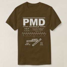 Palmdale Rgnl. Flughafen USAF Pflanze 42 PMD T - S T-Shirt