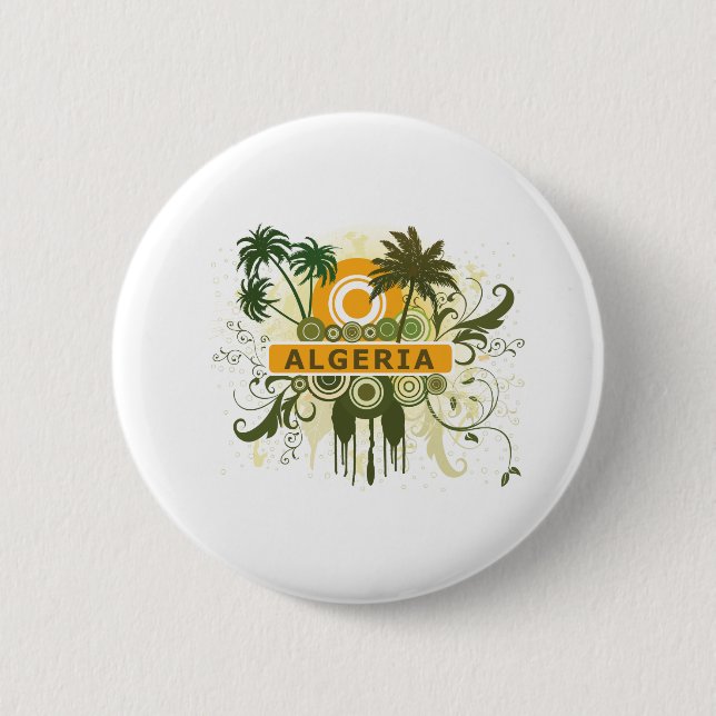Palme Algerien Button (Vorderseite)