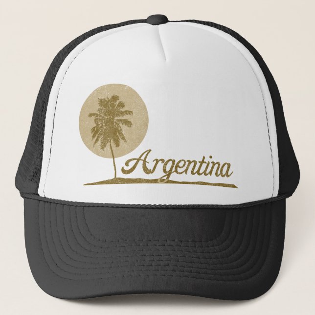 Palme Argentinien Truckerkappe (Vorderseite)