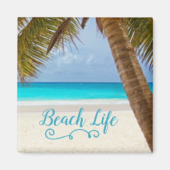 Palme Beach Life Magnet (Vorne)