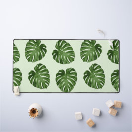 Palme-Blätter, Grüne Blätter, tropisches Muster Schreibtischunterlage