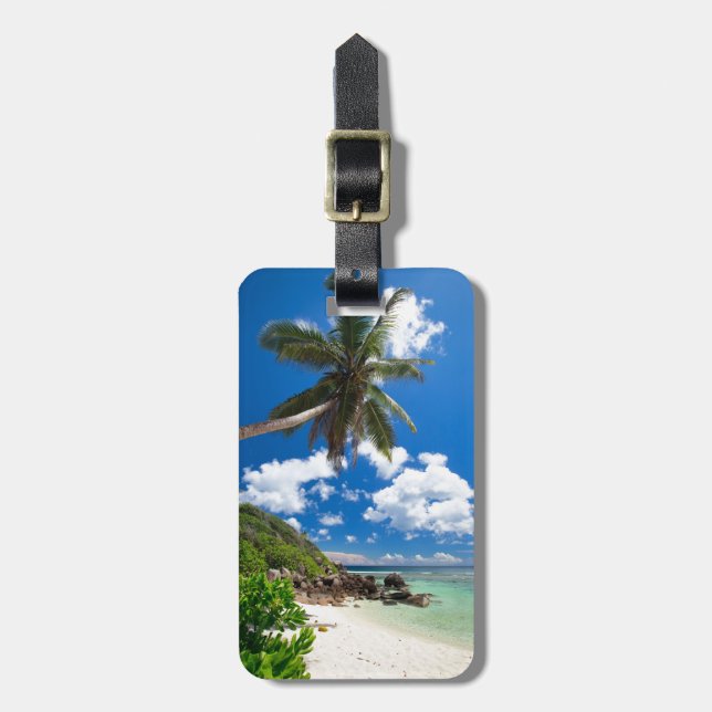 Palme Gepäckanhänger (Vorderseite vertikal)