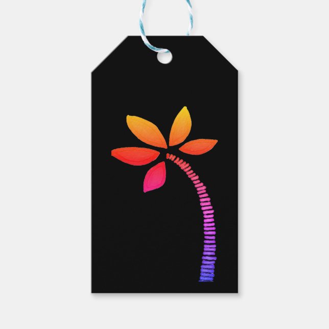 Palme Geschenkanhänger (Vorderseite)