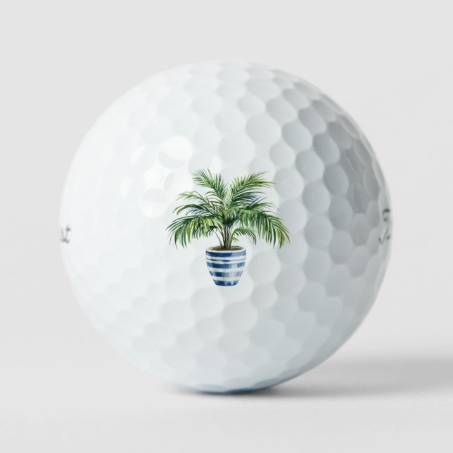 Palme Golfball (Vorderseite)