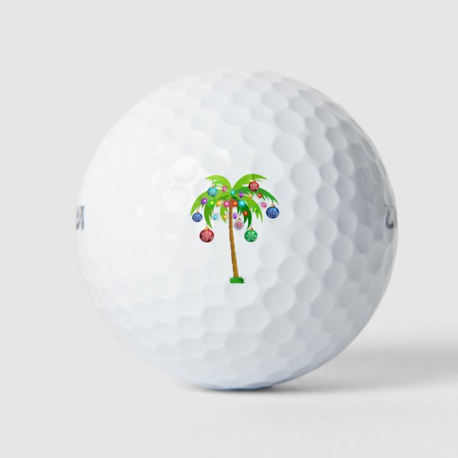 Palme hawaii Strand tropisch x Golfball (Vorderseite)