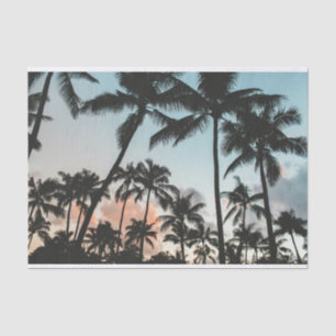 Palme-Silhouetten Seidenpapier