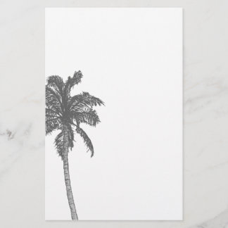 Palme-Skizze-Briefpapier Briefpapier