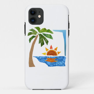 Palme, Sun u. Meer iPhone 11 Hülle