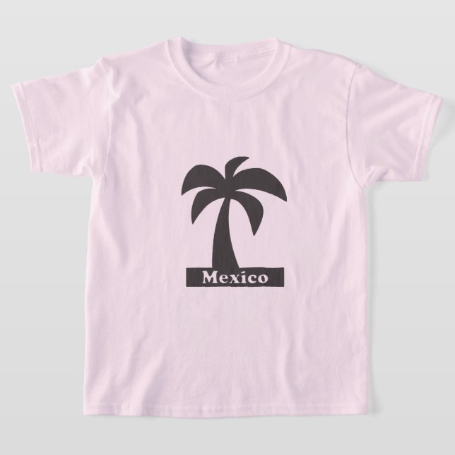 Palme Tree (Mexiko Urlaub) - Kids' Basic T - Shirt (Ablage )