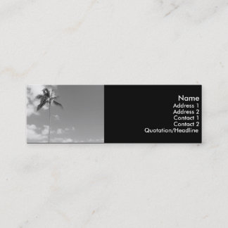 Palme Treet dünne Visitenkarte