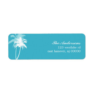 Palme-tropische Strand-Hochzeit
