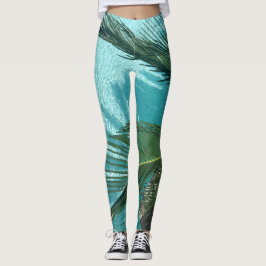 Palme über dem Wasser Leggings