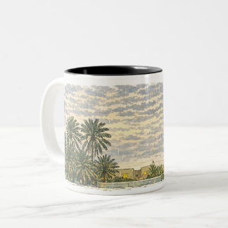 Palme Zweifarbige Tasse