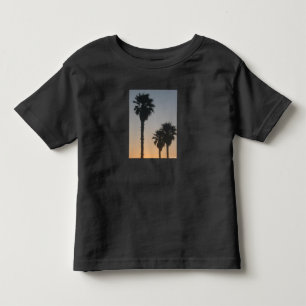 Palmen am Sonnenuntergang Kleinkind T-shirt