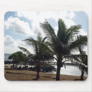 Palmen am Strand Mousepad