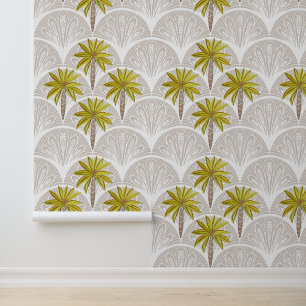 Palmen auf dem Sand der tropischen Inseln Tapete