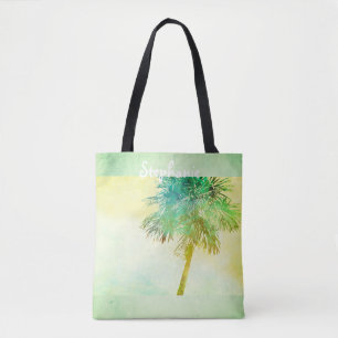 Palmen aus personalisierten tropischen Tasche