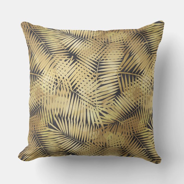 Palmen Außenwirbelkissen Kissen (Vorderseite)