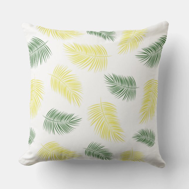 Palmen Außenwirbelkissen Kissen (Vorderseite)
