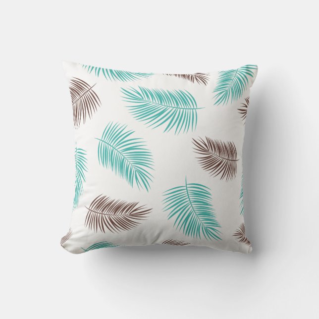 Palmen Außenwirbelkissen Kissen (Vorderseite)