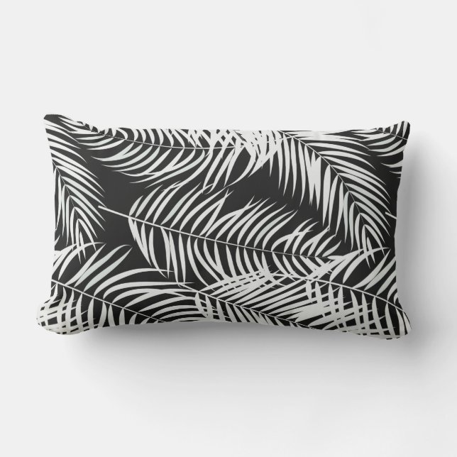 Palmen Außenwirbelkissen Kissen Für Draußen (Vorderseite)