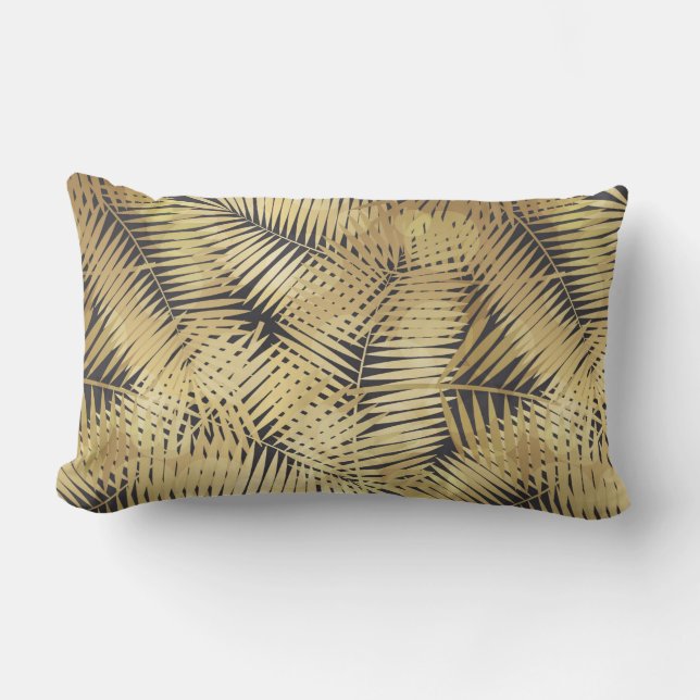 Palmen Außenwirbelkissen Kissen Für Draußen (Vorderseite)