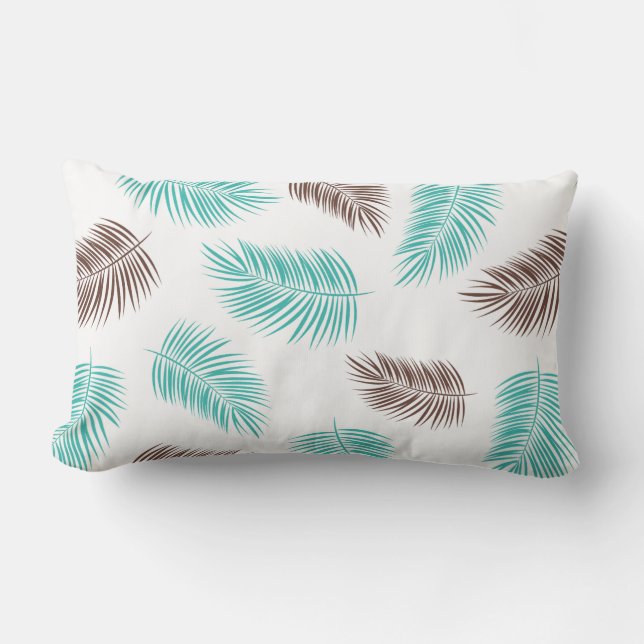 Palmen Außenwirbelkissen Kissen Für Draußen (Vorderseite)