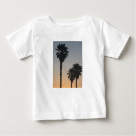 Palmen bei Sonnenuntergang Baby T-shirt