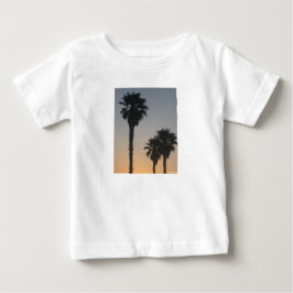 Palmen bei Sonnenuntergang Baby T-shirt