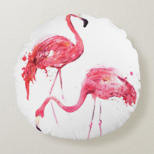 Palmen bei Sonnenuntergang. Gut. Indien Vintag Rundes Kissen