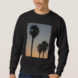 Palmen bei Sonnenuntergang Sweatshirt